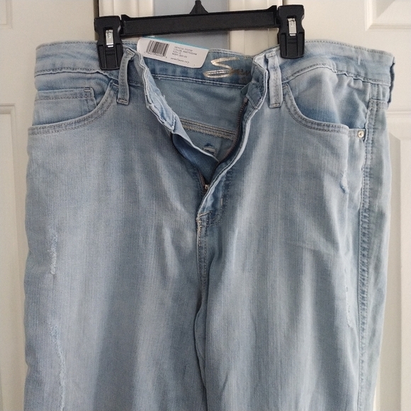 Seven7 Weekend Jean Boyish Style Rolled Cuff Hem Easy Fit Jean 12 - Picture 4 of 12